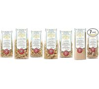 Pasta Senatore Cappelli - Confezione Mista 7 Formati - Spaghetti, Penne Rigate, Rigatoni, Caserecce, Maccheroni, Paccheretti, Fusilli Grandi - Trafilata al Bronzo | Latini