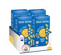 Pasta Senza Glutine Ditalini Rigati 400g Pastina di Mais Bianco Giallo e Riso Integrale Formato Piccolo per Minestre e Zuppe Cottura Rapida Confezione Multipla 4/8/12 Pezzi (4 PEZZI)