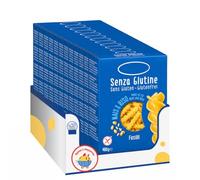 Pasta Senza Glutine Fusilli 400g Pasta Corta di Mais Bianco Giallo e Riso Gluten Free Ideale per Primi Piatti Tiene la Cottura Confezione Multipla 4/8/12 Pezzi (12 PEZZI)