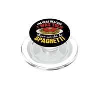 Pasta Sono qui perché mi è stato detto che ci sarebbero stati spaghetti PopSockets PopGrip per MagSafe
