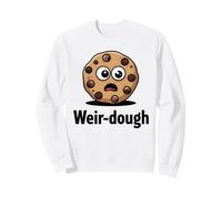 Pasta strana Divertente Sorpreso Cookie Cartoon Pun Felpa