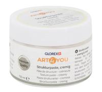 Pasta strutturante GLOREX Art4You, 150 ml, cremosa | Stucco morbido per modellare strutture e rilievi, codice articolo 6 8091 020