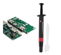 Pasta termica CPU, pasta termica PC, pasta termica per raffreddamento processori M | Pasta termica J in metallo liquido sicuro, silicone termico conduttivo, dissipazione del calore ef