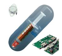 Pasta Termica | Pasta Conduttiva per Raffreddamento - Siringa Siliconica per Componenti Elettronici PC e CPU con Grasso Termoconduttivo