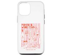 Pasta & Wine Club Illustration Foodie Custodia per iPhone 12/12 Pro