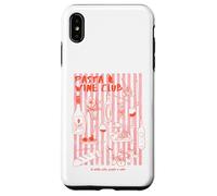 Pasta & Wine Club Illustration Foodie Custodia per iPhone XS Max