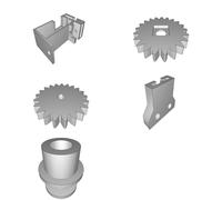 Paste Extruder for BambiPNP Pick-and-Place Compatible with Replicator 1 Dual