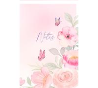 Pastel Blossoms: A Baby Pink Journal: A Girly Lined Notebook with Flowers for Everyday Writing