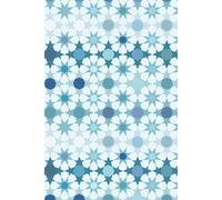 Pastel Blue Geometric Islamic Art Notebook: A pretty hand drawn Islamic geometric patterned notebook or journal for noting down lists, thoughts, etc