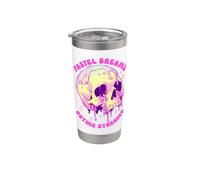 Pastel Dreams, Gothic Streams Goth Appassionati Bicchiere termico in acciaio inox doppia parete