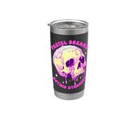 Pastel Dreams, Gothic Streams Goth Appassionati Bicchiere termico in acciaio inox doppia parete
