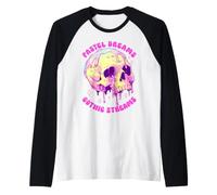 Pastel Dreams, Gothic Streams Goth Appassionati Maglia con Maniche Raglan