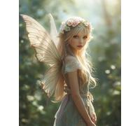 Pastel Fairycore Journal | Whimsical Fantasy Notebook for Writing | Soft Girl, Teens, Women: 120 wide rule pages, 7.5 x 9.25 inches, diary, self care, gift, college, school