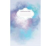 Pastel Galaxy Composition Notebook for Girls: Cute School Journal for Writing, Notes, and Classwork: Purple Blue Tie-Dye Clouds | 6x9 Lined Notebook | 100 Pages | Back to School Supplies