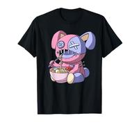 Pastel Goth Aesthetic Gothic Bunny Bambola Voodoo Ramen Maglietta