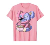 Pastel Goth Aesthetic Gothic Bunny Bambola Voodoo Ramen Maglietta