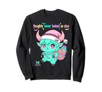 Pastel Goth Christmas Krampus Cute Spooky Kawaii Gothmas Felpa