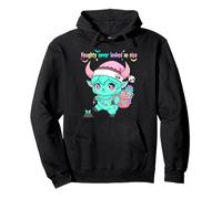 Pastel Goth Christmas Krampus Cute Spooky Kawaii Gothmas Felpa con Cappuccio