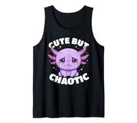 Pastel Goth Creepy Axolotl Carino ma Caotico Kawaii Anime Canotta