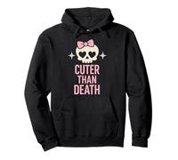 Pastel Horror Girly Slasher Finale Ragazza Rosa Goth Vibes Felpa con Cappuccio