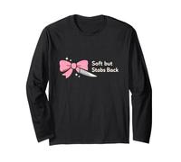 Pastel Horror Girly Slasher Finale Ragazza Rosa Goth Vibes Maglia a Manica