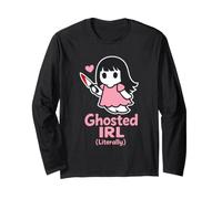 Pastel Horror Girly Slasher Finale Ragazza Rosa Goth Vibes Maglia a Manica