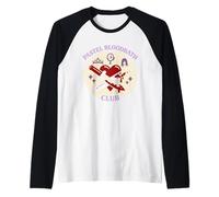 Pastel Horror Girly Slasher Finale Ragazza Rosa Goth Vibes Maglia con Maniche Raglan