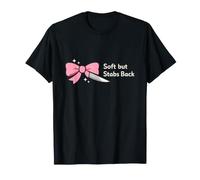 Pastel Horror Girly Slasher Finale Ragazza Rosa Goth Vibes Maglietta