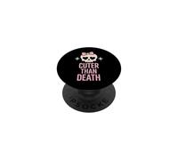 Pastel Horror Girly Slasher Finale Ragazza Rosa Goth Vibes PopSockets PopGrip Adesivo
