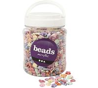 Pastel Mix, misura 9-12 mm, colori pastello, 500 g, 700 ml