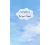 Pastel Pink & Blue Cover: Accounting Ledger Book for Tracking Income & Expense, come with undated calendar, Size 6”x9”, 120 Pages.