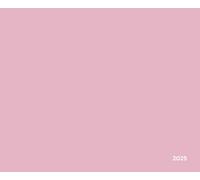 Pastel Planner settimanale orizzontale 2025 | ROSA pastello: Quaderno di pianificazione settimanale per lavoro, studio e casa | Layout orizzontale a doppia facciata con sabato e domenica separati