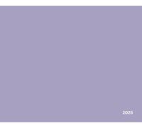 Pastel Planner settimanale orizzontale 2025 | VIOLA pastello: Quaderno di pianificazione settimanale per lavoro, studio e casa | Layout orizzontale a doppia facciata con sabato e domenica separati