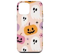 Pastel Pumpkin Ghost Halloween Cute Fall Print Look Custodia per iPhone 12 mini