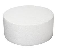 Pastel redondo simulado Oasis Supply de 23 x 10 cm, color blanco