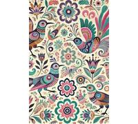 Pastel Songbirds Daily Planner: Undated Organizer with Delicate Folk Art Birds and Floral Accents