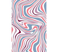 Pastel Swirl Journal - 6x9 Lined Notebook, 100 Pages, Aesthetic Planner and Perfect Gift