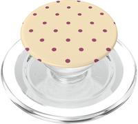 Pastel Yellow and Fuchsia Polka Dots Classic Polkadots Chic PopSockets PopGrip per MagSafe