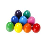 Pastelli a Cera a Forma di Uovo, 9 Colori, con Presa a Palmo, per Bambini in