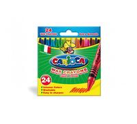 Pastelli a cera Carioca Wax Crayons punt assortiti - 42366