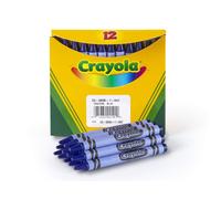 Pastelli a cera Crayola in blu, confezione da 12