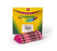 Pastelli a cera Crayola rosa, confezione da 12 (5208361010)