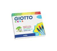 Pastelli a cera GIOTTO CERA assortiti astuccio appendibile da 24 - F282200