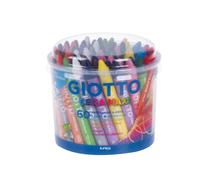 Pastelli a cera GIOTTO Maxi assortiti barattolo da 60 - F519200
