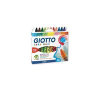 Pastelli a cera Giotto Maxi in conf. da 12 colori assortiti F291200
