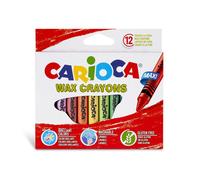 Pastelli a cera Maxi Carioca in conf. 12 pz - colori assortiti 42369