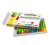 Pastelli a cera Oekonorm, 12 colori