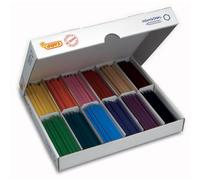 Pastelli a Cera Plastici JOVI - Confezione da 300 Pezzi in 12 Colori