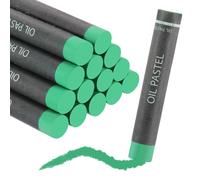 Pastelli a olio 16 pz, verde, per disegno