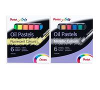 Pastelli A Olio Pentel PHN Inclusi Colori Metalizzati E Neon Vari Formati